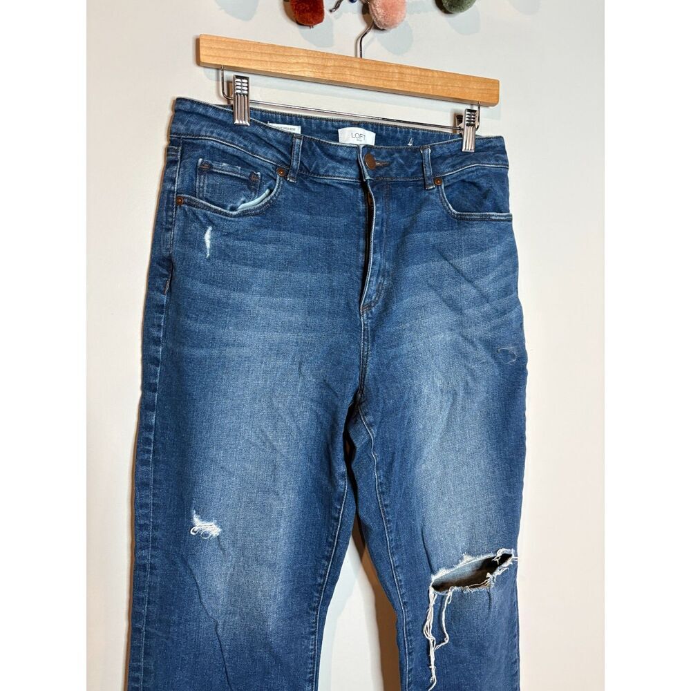 Loft Curvy High Rise Straight jeans - Picture 6 of 6